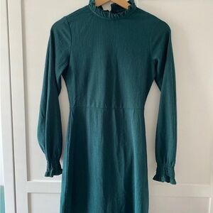 New Look Teal Long Sleeve Dress